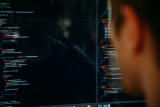 A computer screen displaying code