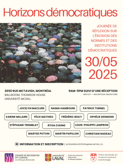 Horizons Democratiques Flyer