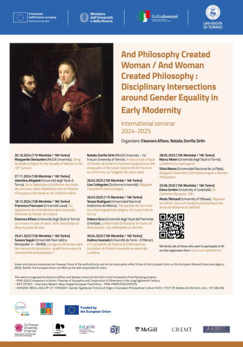 And Philosophy Created Woman Poster
