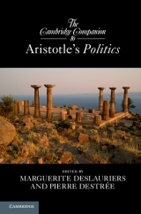 Book cover: The Cambridge Companion to Aristotle's Politics