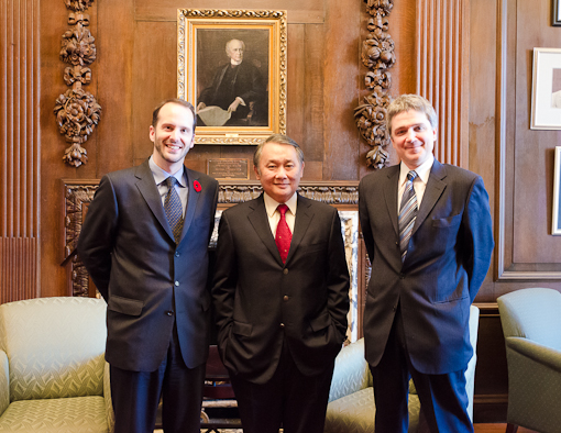 Frédéric Bachand, Quentin Loh and Fabien Gélinas.