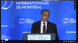 Deep Saini au Conseil des relations internationales de Montréal