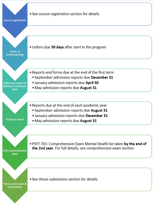 phd milestones