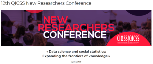 QICSS New Researchers Conference 2019 QICSS New Researchers Conference 2019