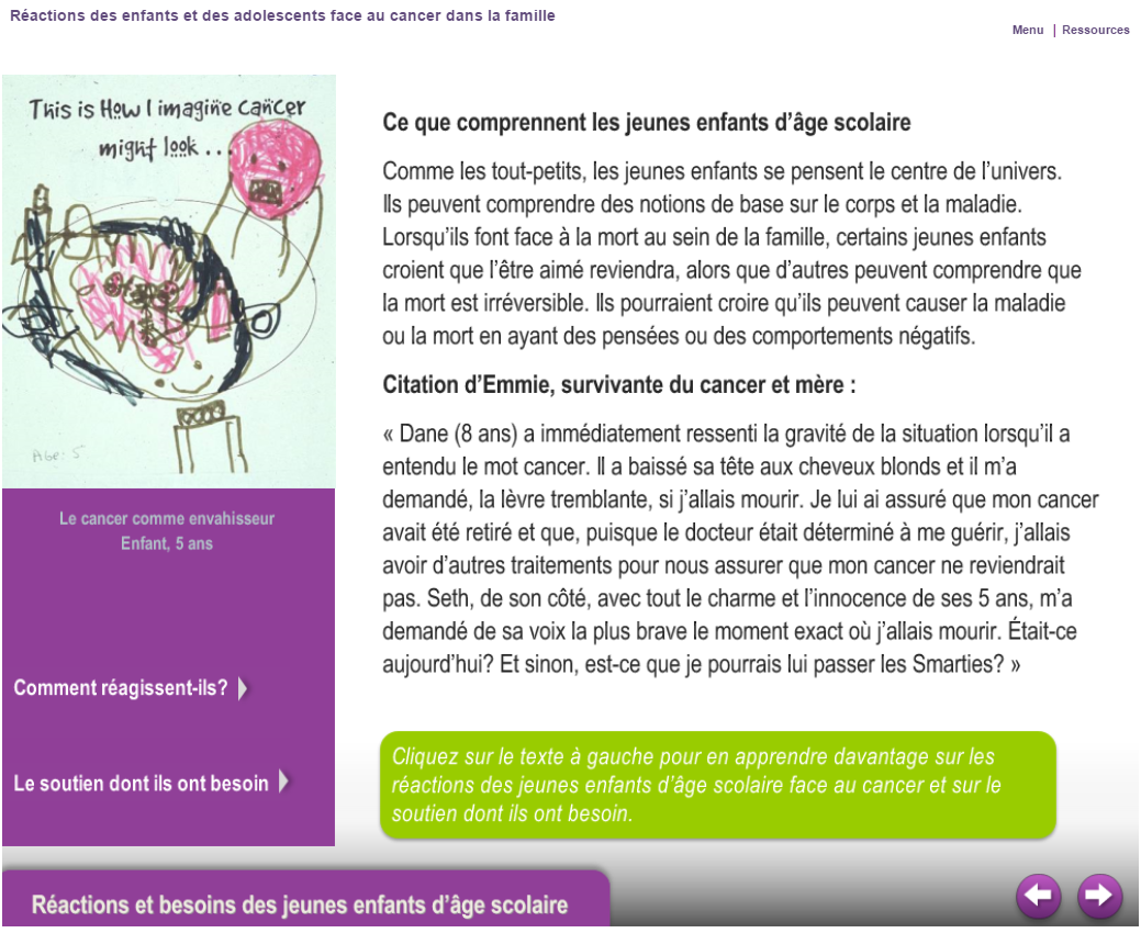 Telling Kids About Cancer Rossy Cancer Network Mcgill University