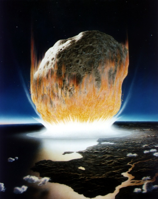 Meteorite on impact