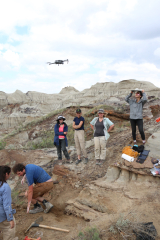 Dinosaur park in Alberta