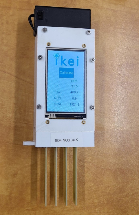 Ikei's nutrient monitoring device