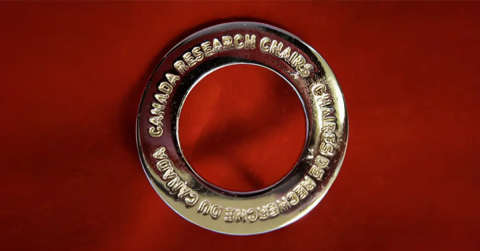 All Canada Research Chairs are awarded this distinctive pin