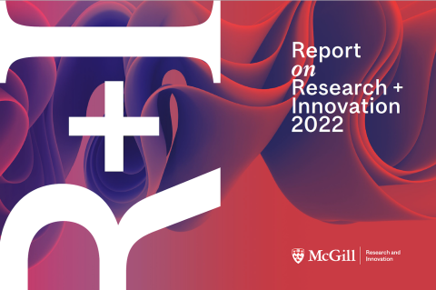 the front cover of the annual report (red and purple background with white writing)