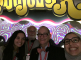 Dr Rosenblatt, Dr Watkins and others at 1960s exhibit