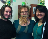 Lab members at St Patricks day party