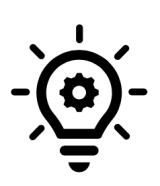 Lightbulb and Gear Icon