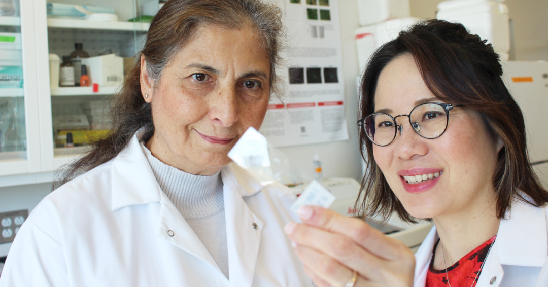 Les professeures Maryam Tabrizian (à gauche) et Nicole Li-Jessen