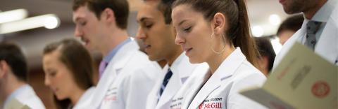 Students take oath at White Coat Ceremony