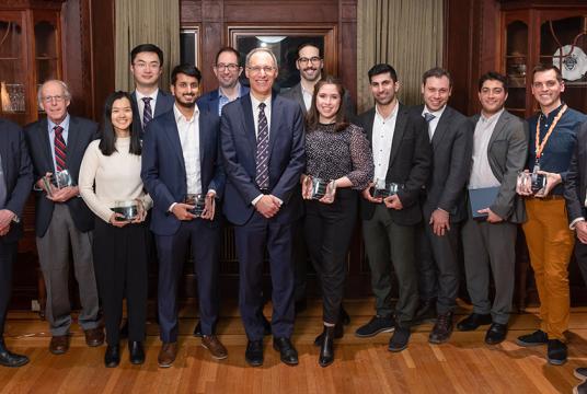 group photo of award winners