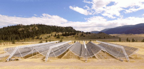 Canada's CHIME radio telescope