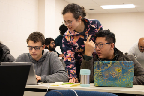 Three McGill Hackathon participants