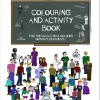 Couverture du livre d'activités et de coloriage de la Diversité des STIMM, qui représente les différents types de scientifiques que chacun peut être.