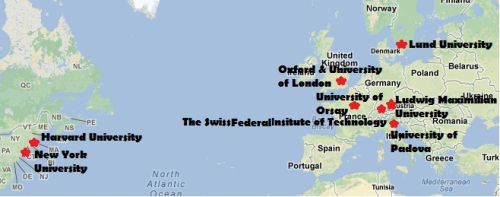 The Moyse map, with the eligible locations