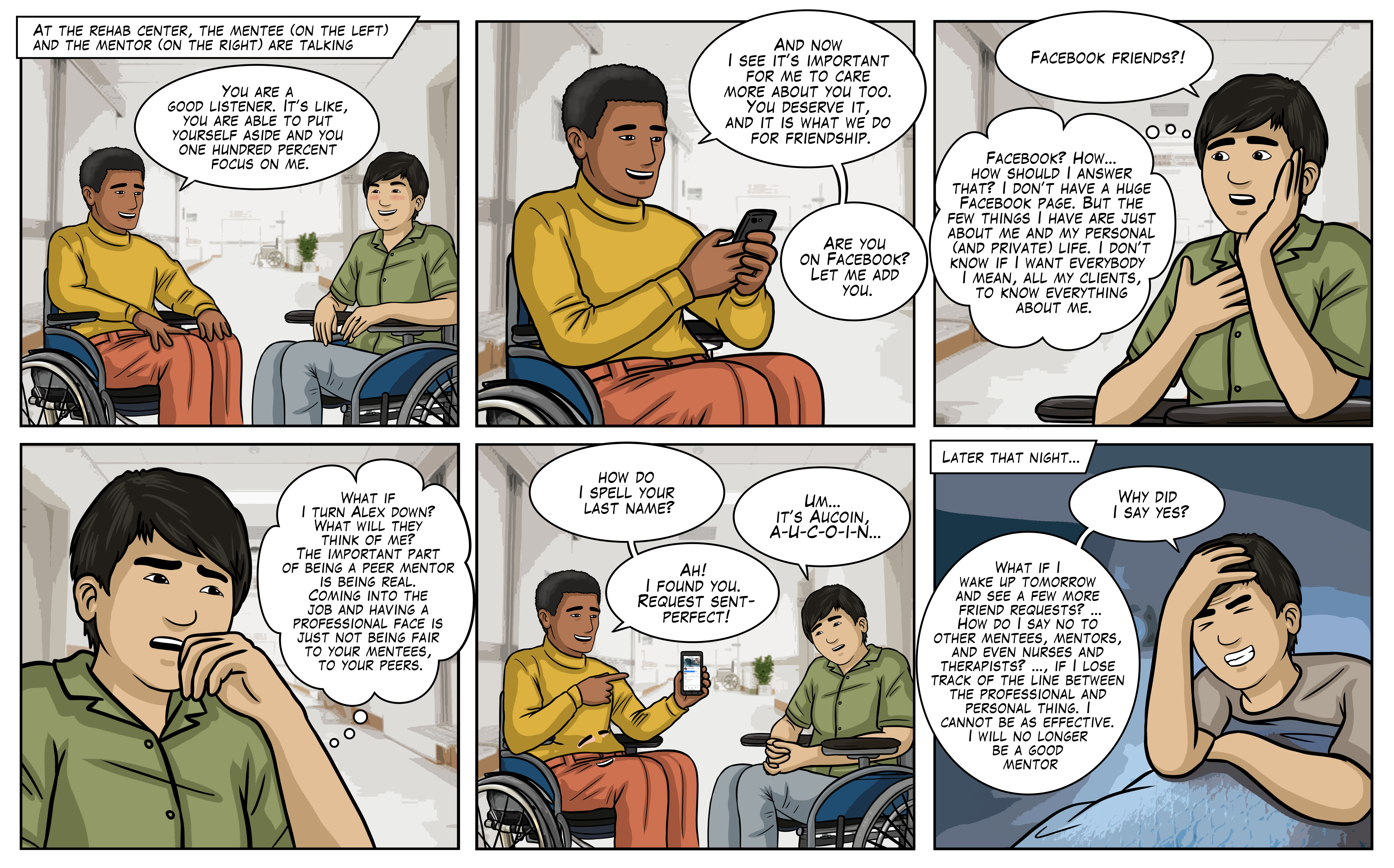 Infographic as a comic strip