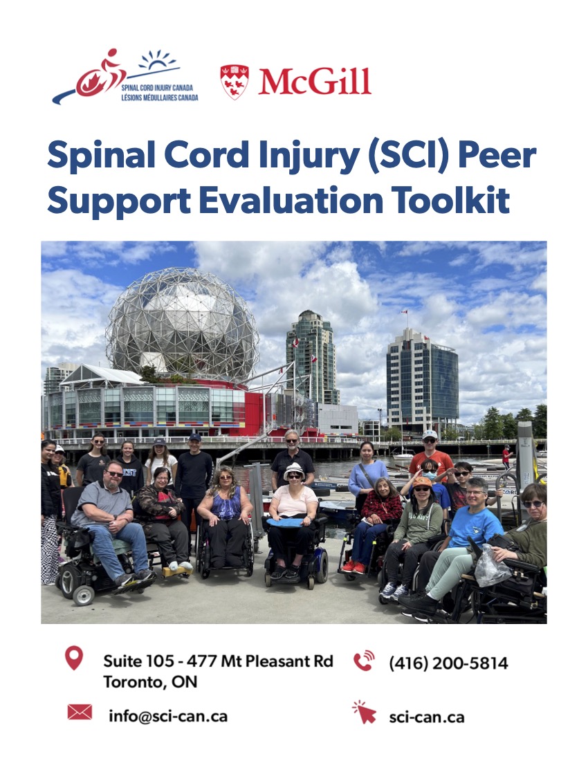 Infographic - Spinal Cord Injury (SCI) Peer Support Evaluation Toolkit