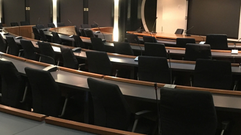 Senate meeting room