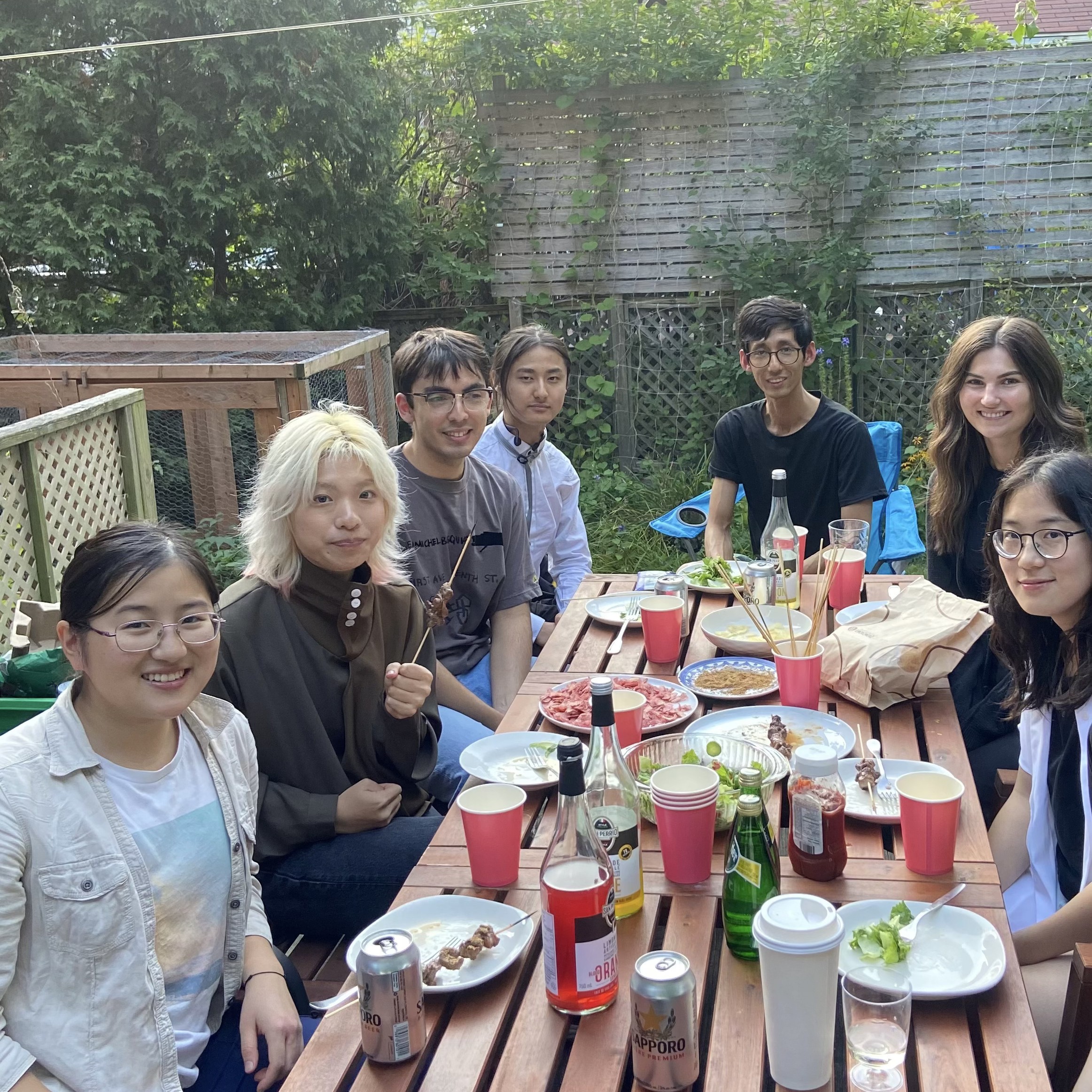 The first lab barbecue, September 2024