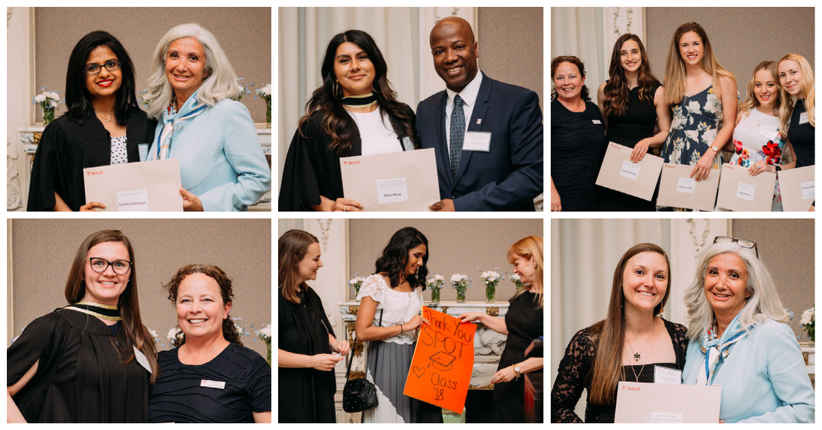 collage of smiling award winners