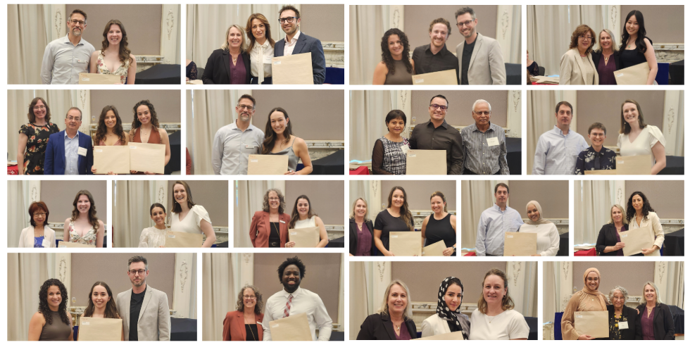 Collage of award recipients 