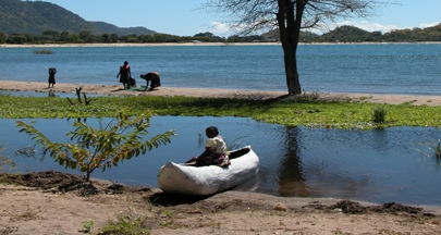 Lake Malawi seen from Chirombo village.