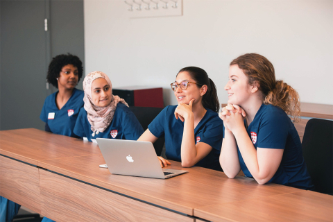 Learners in a classroom
