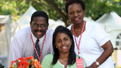 McGill student and parents