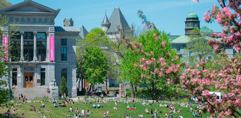 McGill Campus in Spring
