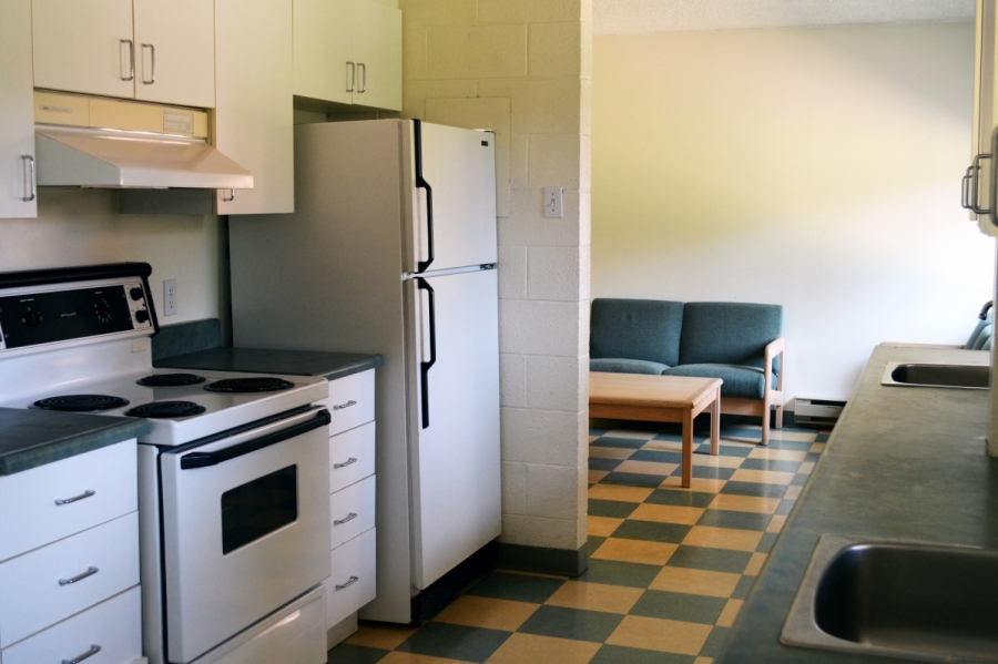 A typical EcoResidence kitchen