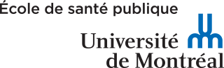 Logo of Universite de Montreal with words Ecole de sante publique