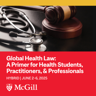 Poster for the GLaw courses 2025