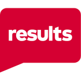 Red word bubble with the word "Results" in it