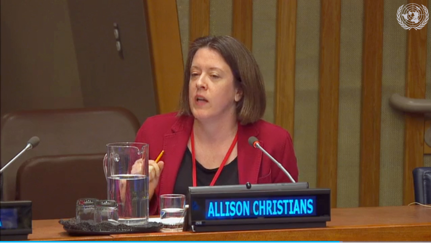 Allison Christians speaking