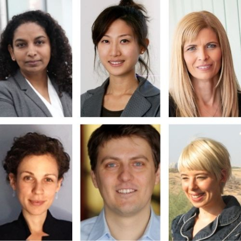 headshot of: Laxmi Sushama, Mary Kang, Viviane Yargeau, Theodora Vardouli, Jan Kopyscinski,Melanie Tetreault-Friend 