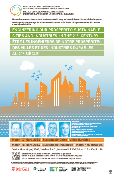 Symposium: Engineering our prosperity: sustainable cities and industries in the 