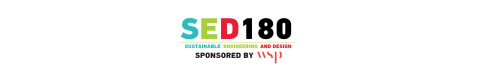 sed180 logo with sponsored by wsp
