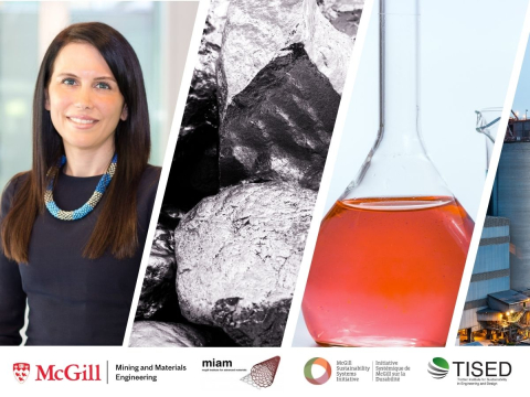 Professor Gisele Azimi - mineral, chemical in beaker and solar