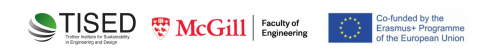 tised and mcgill engineering logo along with co-funded by the erasmus + programme of the European Union 