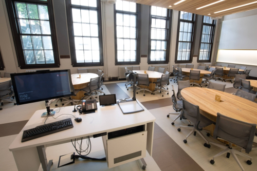 Photograph of classroom 150 in Arts building