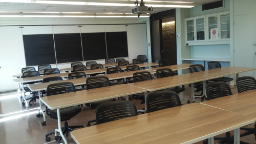 Photograph of a classroom in Education 434