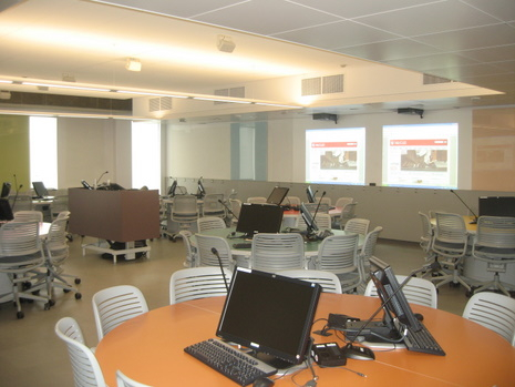 Photograph of a classroom in Education 627
