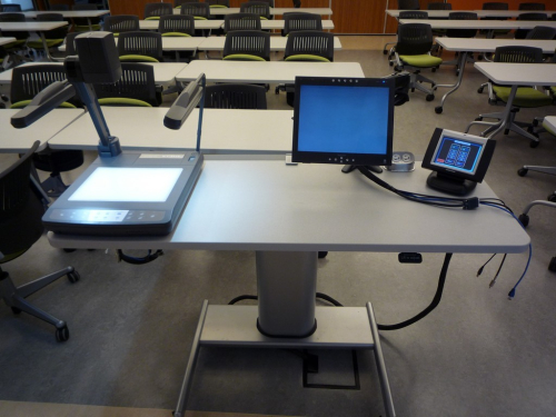 Photograph of a classroom in Chancellor Day Hall 312 / 316