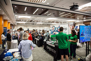 Photo of the McGill tech fair