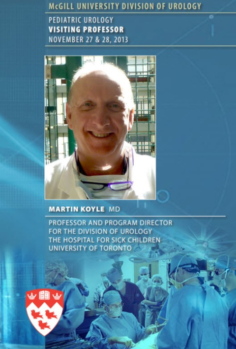 Pediatric Visiting Professorship in Urology Program 2013